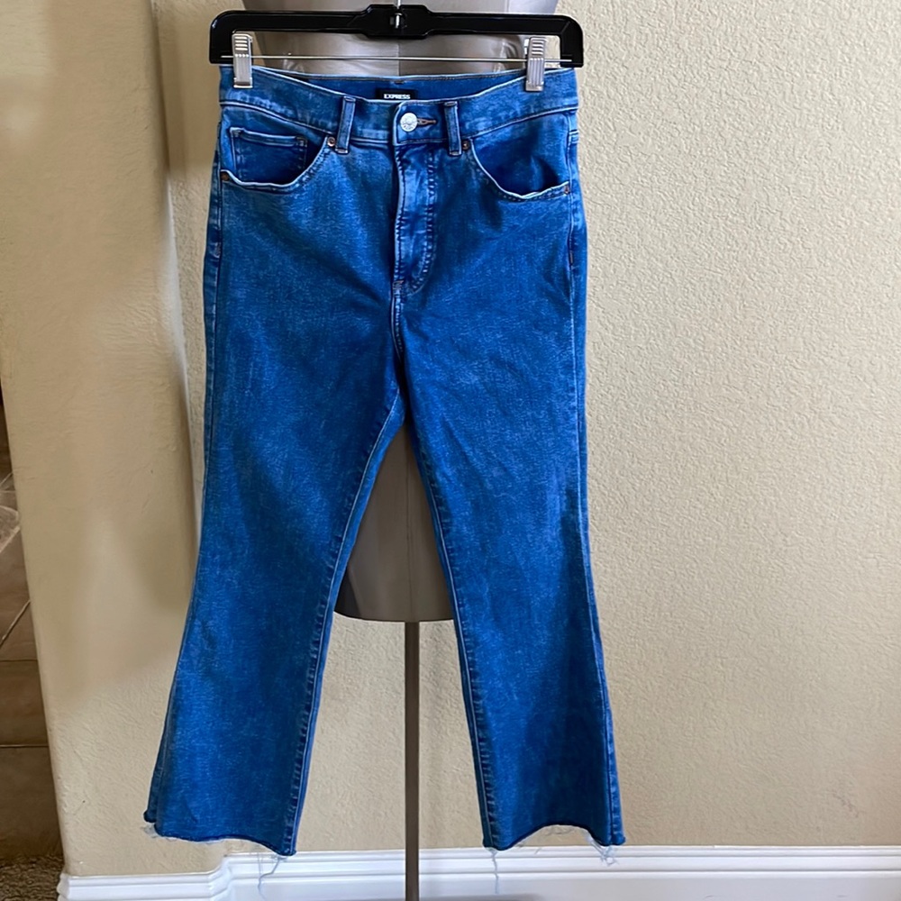 Express Cropped Flare Jean